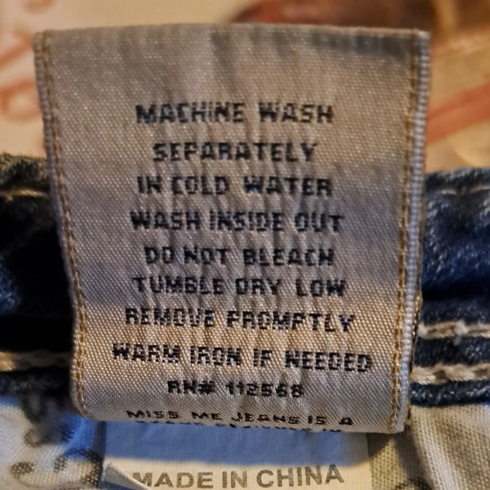 Miss me jeans size 26